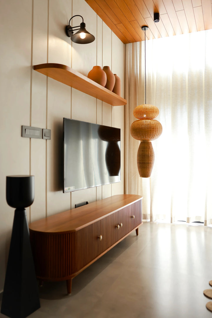 Celora H42 Cane Wicker Pendant Lamp | Handmade Bamboo Hanging Chandelier