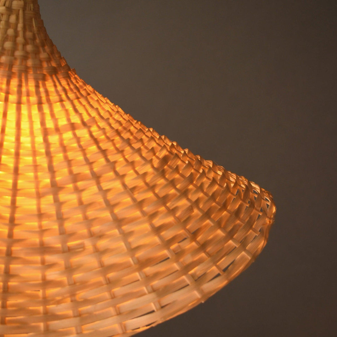 Onda Handmade Bamboo Pendant Lamp | wicker Light