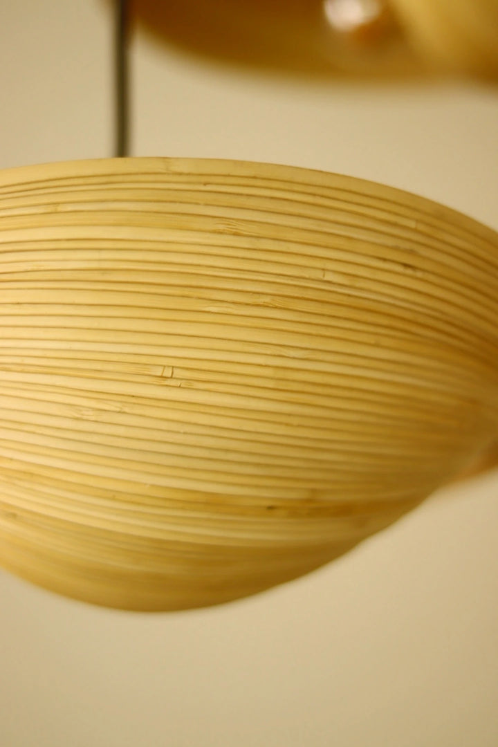 Azura Twist Bamboo Pendant Light – Seashell lamp