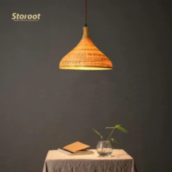 Sustainable bamboo pendant light for eco-conscious homes