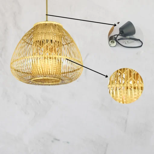 Harmony of nature and craftsmanship: handcrafted bamboo lights for sustainable decor