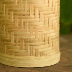 bamboo pen stand