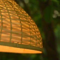 Modern bamboo lights for contemporary interior lighting