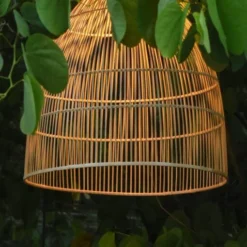 "Eco-friendly bamboo lights for sustainable illumination"