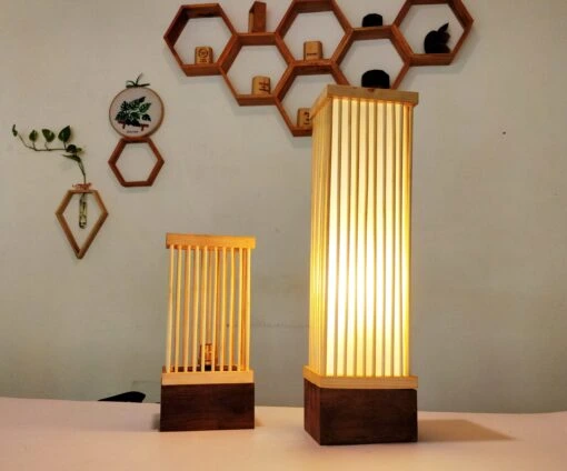 Natural bamboo light fixtures for eco-friendly home decor
