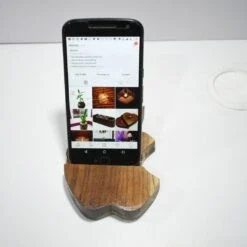 Iphone wooden stand