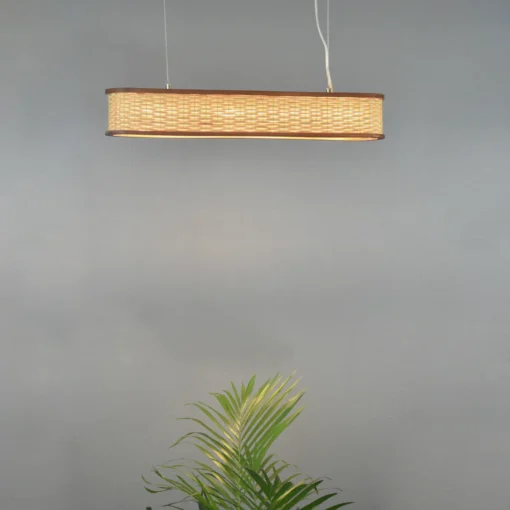 Bamboo Pendant Lamp for Ambient Lighting